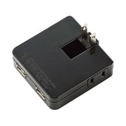 ACA-IP14BK [USB充電タップ型ACアダプタ ブラック]