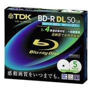 録画用BD-R DL追記型 1-4倍速 片面2層 50GB 5枚 インクジェットプリンター対応 BRV50PWB5S