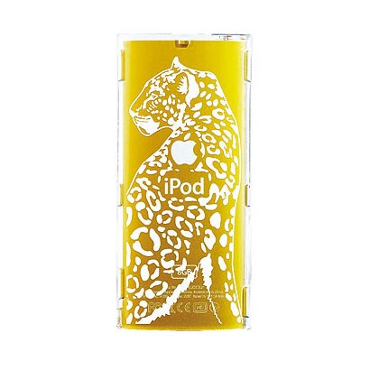 第4世代 iPod nano用 クリアジャケット earth wear 絶滅危惧種コレクション アムールヒョウ EIAP01PA
