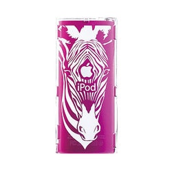 第4世代 iPod nano用 クリアジャケット earth wear 絶滅危惧種コレクション グレビーシマウマ EIAP01EG