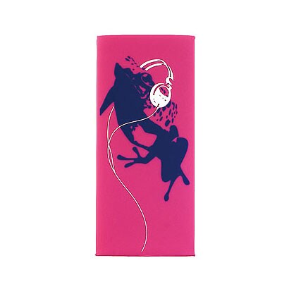 第4世代 iPod nano用 シリコンジャケット earth wear 絶滅危惧種コレクション コバルトヤドクカエル EIAS05DA