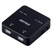 BSTA22AUBK [USB充電対応 ACアダプター ブラック]