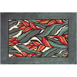 ヘリコニア：60×90cm 段通タイプ RE1G