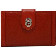 25253 GOAT/LEATHER/RED [二つ折り財布がま口]