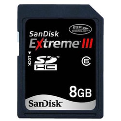 ExtreamIII SDHCカード 8GB SDSDX3-8192-J21