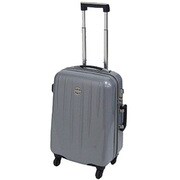 TSAロック搭載 ファスナーハードキャリーケース シルバー TG-0595-50FT