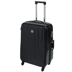 TSAロック搭載 ファスナーハードキャリーケース ブラック TG-0595-60FT