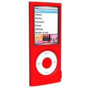 第4世代 iPod nano用 シリコンケース レッド SUMLN4G-RD
