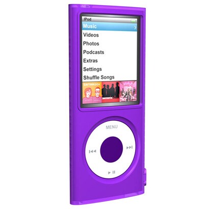第4世代 iPod nano用 シリコンケース パープル SUMLN4G-PL