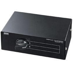 VGA切替器 2入力1出力/1入力2出力 手動切替 全回路全結線切替 フルHD ミニD-sub15pin Windows/Mac対応 ディスプレイ テレビ プロジェクター SWW-21VLN