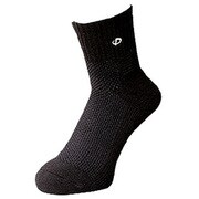 ブラック （25～27cm） スポーツソックス セミロング