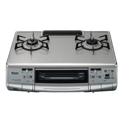 ガステーブル(都市ガス13A用右強火タイプ)クリアシルバー RTE-S65VGAS(CS)R/13A