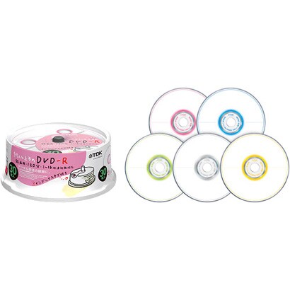録画用DVD-R 120分 1-16倍速 CPRM対応 30枚 DR120DMC30PN+T