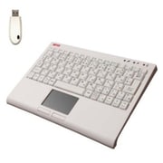 RF2.4GHzワイヤレス ミニキーボード ウインキー・ナノ・タッチプラス ホワイト AL-WS077-WH