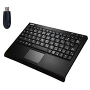 RF2.4GHzワイヤレス ミニキーボード ウインキー・ナノ・タッチプラス ブラック AL-WS077-BK