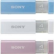 USBフラッシュメモリ ポケットビット カラーミックス3本パック アイスブルー/スノーホワイト/ローズピンク 4GB×3本組 USM4GL-3C