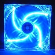 青LED内蔵 120mm角 ケースファン ZFL12025L-BU