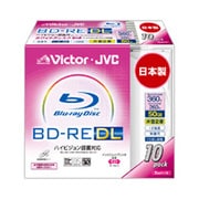 録画用 BD-RE 1-2倍速 片面2層 50GB 10枚 インクジェットプリンタ対応 BV-E260CW10