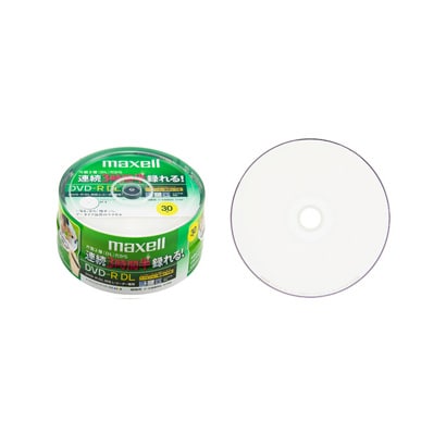 録画用DVD-R DL 215分 2-8倍速 CPRM対応 30枚 インクジェットプリンター対応 DRD215WPB.30SP