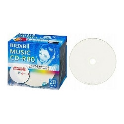 ヨドバシ.com - マクセル Maxell CDRA80WP.20S [音楽用CD-R 80分 20枚 