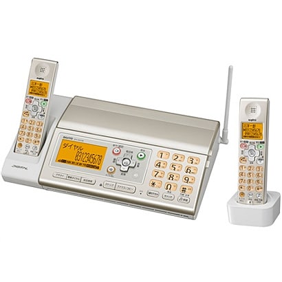 普通紙FAX（子機2台） シャンパンゴールド　て・ぶ・ら・コードるす・FAX SFX-DW700(N)