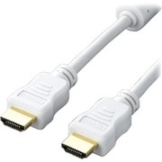 HDMIケーブル 3.0m ホワイト フェライトコア付き ハイスピード カテゴリー2対応 Ver.1.3a DH-HD13AN30WH