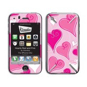 HS0002 Hearts Red & Pink iPhone3G [iPhone 3G用 プロテクター Hearts Red & Pink]
