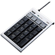 USBハブ付テンキー シルバー NT-12UH2SV