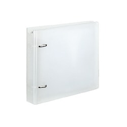 CD/DVDファイル 22枚収容 ケース付 クリア EDF-CF221T