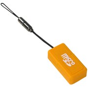 microSDカード/microSDHCカード専用リーダー・ライター オレンジ USB2-SDMC/OR