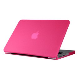 MacBook用ハードシェルケース Haptique MacBook 13インチ対応 ブリリアントピンク UNI-BG-000003