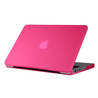 MacBook用ハードシェルケース Haptique MacBook 13インチ対応 ブリリアントピンク UNI-BG-000003