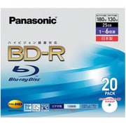 録画用BD-R追記型 1-6倍速 片面1層 25GB 20枚 インクジェットプリンター対応 LM-BR25MAW20
