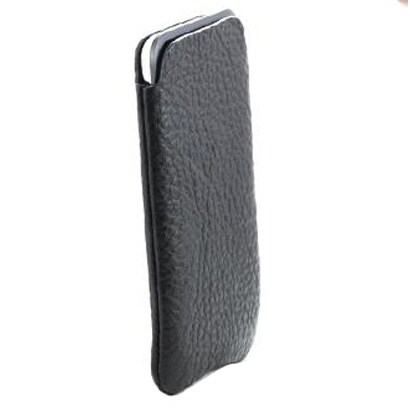 iPod touch用 革製ポーチ ブラック SNA-USP/TOUCH-BLK