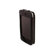 iPod touch用 革製ケース クロコブラック SNA-LEATHER-T2G-CBLK