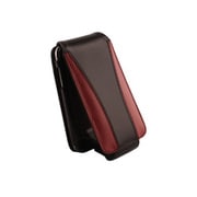 iPod touch用 革製ケース ブラック/レッド SNA-MLNFLIP-T2G-BK/RD