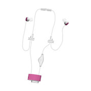 iPod専用Dock接続型 ネックストラップ インナーイヤーヘッドホン ピンク RT-NSE2/P