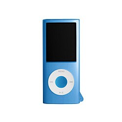 第4世代 iPod nano用 シリコンケース シアンブルー RA-SC142C