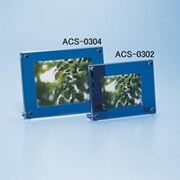 アクリルシンプルフォトフレーム スモーク  サービス判 ACS-0302