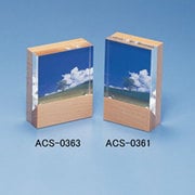 ウッディフォトフレームナチュラルクリア ACS-0363