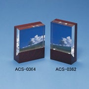 ウッディフォトフレームウォールナットブラウン ACS-0364