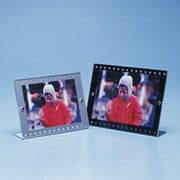 アクリルフィルムフレームスタンド ヨコ はがき ブラック ACS-0393