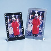 アクリルフィルムフレームスタンド タテ L判 ブラック ACS-0395