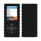 第4世代 iPod nano用 シリコンカバー ブラック SPK-PIXELSKIN-N4-BK