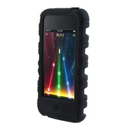 iPod touch用 シリコンカバー ブラック SPK-TOUGHSKIN-T2-BK