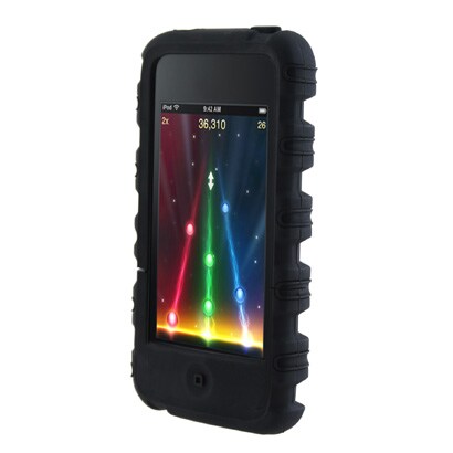 iPod touch用 シリコンカバー ブラック SPK-TOUGHSKIN-T2-BK