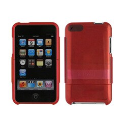 iPod touch用 ハードカバー レッド SPK-SEETHRU-T2-RD