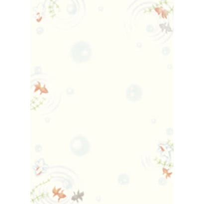 和柄用紙 和ごころ 金魚 4-1021
