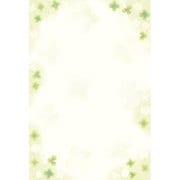 和柄用紙 和ごころ 白つめ草 はがき 4-1116