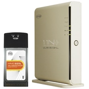 IEEE802.11n a/g/b対応 無線LANルータ PCカードセット CG-WLBARAGNL-P